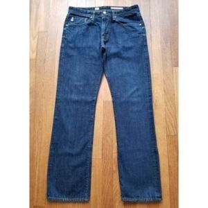 AG Adriano Goldschmied Protégé Men Blue Straight Leg Jeans Size 34